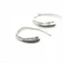 925 silver & zirconium charm, in shaped of "yes", 9.5 * 10.5mm x 1pc