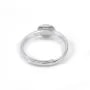 Monture de bague réglable support rond de 7.5mm en argent 925 x 1pc
