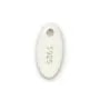 Tag "silver" en argent 925 4x9mm x 5pcs
