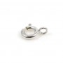 Fermoir à ressort en argent 925 5mm x 1pc