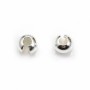 Caches noeuds argent  5.5mm x 6pcs