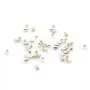 Tubes à écraser en argent 925 1x1.5mm x 50pcs