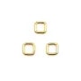 Anneaux carré en gold filled 14 carats 0.76x4mm x 2pcs