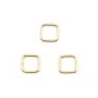Anneaux carré en gold filled 14 carats 0.76x4mm x 2pcs