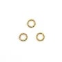 Anneaux torsade en gold filled 14 carats 0.76x6mm x 4pcs