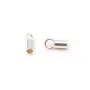 Embouts  pour cordon 2 mm argent 925 x 2pcs