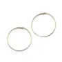 Créoles à décorer en gold filled 14 carats 0.7x45mm x 2pcs