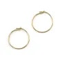 Créoles à décorer en gold filled 14 carats 15x0.7mm x 2pcs