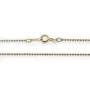 Chaine Gold Filled  14 carats à bille 45CMX1.2MM  x 1pc