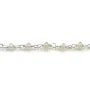 Chaîne Argent avec Quartz Lemon en 2-3.5mmx 20cm