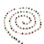 Chaîne Argent avec Tourmaline en 4-5mm x 20cm