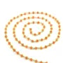Gold Plated Silver Chain Carnelian with  of  3-4mm x 20cm 