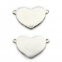 925 sterling silver spacer star 12x17mm x 1pc