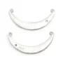 Intercalaire coeur 12.5x18mm en argent 925  x 1pc