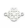Intercalaire tréfle argent 925, 12x17mm x 1pcs