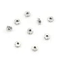 925 sterling silver beads spacer flower 6.0x4.0mm  x 15pcs