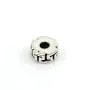 Perles intercalaires fleurs en argent 925 6.0x4.0mm x 5pcs