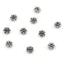 Perle intercalaires en argent 925 en forme de fleur 5.8mm x2pcs