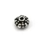 Perle intercalaires en argent 925 en forme de fleur 5.8mm x2pcs