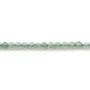 Aventurine verte, de forme ronde facetté, de taille 2mm x 40cm
