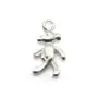 Breloque ours en argent 925 5x10mm x 2pcs