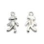 Breloque ours en argent 925 5x10mm x 2pcs