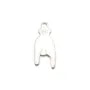 Breloque robe en argent 925, 7x16mm x 1pc