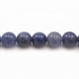 Tanzanite, in the shape of a round, 8mm x 39cm