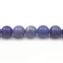 Tanzanite ronde  7-7.5mm x 40cm