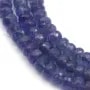 Tanzanite rondelle facette x 45cm