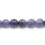 Tanzanite, in the shape of a round, 6-6.5mm x 39cm