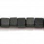 Pierre noire, en forme de cube 4mm x 39cm
