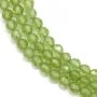 Peridot Rond Facette 3mm x 37cm