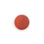 Cabochon cornaline, rond plat, 12mm x 1pc