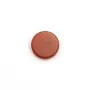 Cabochon cornaline, rond plat 10mm x 2pcs