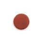 Cabochon cornaline, rond plat, 14mm x1pc