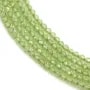 Peridot Rondelle Facette 1.8x2.1mm x 33cm