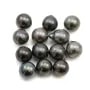Perle de culture de Tahiti de forme ronde semi percée 7-8mm x 1pc