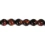 Red tiger stone round 10mm x 40cm