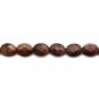 Œil de taureau ovale facette 8x10mm x 40cm