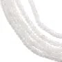 Pierre de lune rondelle facette 1.7x2.4mm x 40cm