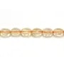 Citrine ovale facette 6x8mm x 40cm