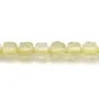 Quartz lemon en forme de cube facette 2mm x 40cm