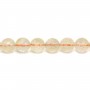 Citrine Ronde Facette 10mm x 40cm