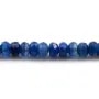 Cyanite rondelle facette 2x3mm x 40cm