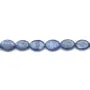 Cyanite ovale 6x8mm x 2pcs