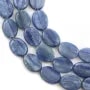 Cyanite ovale 12x16mm x 40cm