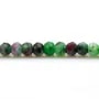 Ruby Zoisite Rondelle Facette 2x3mm x 40cm