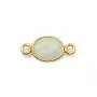 Intercalaire en Pierre de lune 5x13mm x1pc