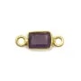 Intercalaire en Pierre de lune 5x13mm x1pc